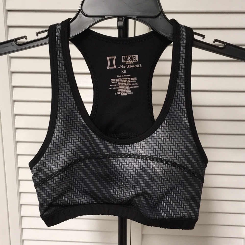Marvel's Black Widow Sports Bra (Extra Small)